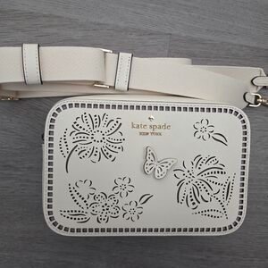 Kate Spade Cream Floral Crossbody Bag
